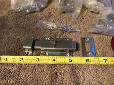 9  PRESS Stainless Steel Latch Sliding Lock Keyless Door Bolt For Doors 2 in