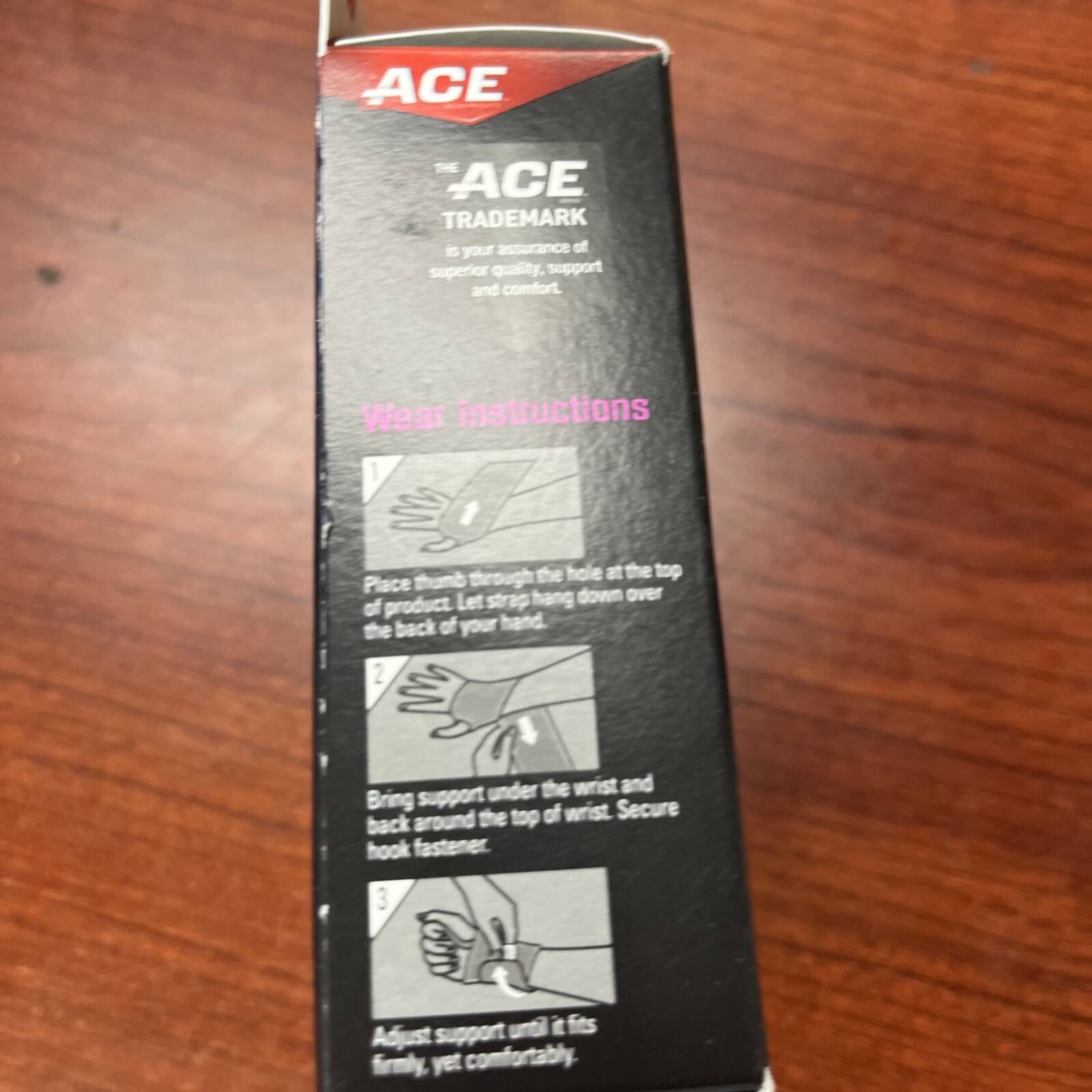 ACE Brand Adjustable Wrist Support, Odor Resistant Brace eBay