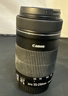 Canon EF-S 55-250mm f/4-5.6 IS STM Camera Lens | eBay