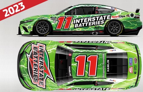 NASCAR DECAL #54 INTERSTATE BATTERIES 2023 TOYOTA CAMRY TY GIBBS 1/24 - Picture 9 of 9