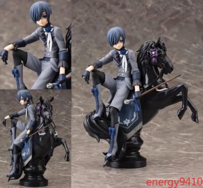 Anime Black Butler Ciel Phantomhive Horse Chess Model Figure Toy Gift