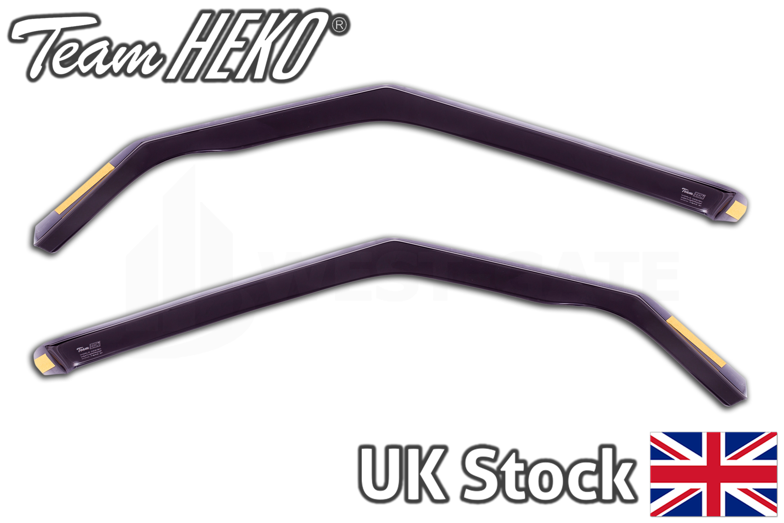 HEKO wind deflectors front set 2piece compatible with SKODA YETI 2009