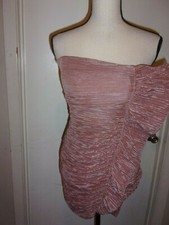 EXPRESS Strapless Dress Ruched w/Fin on side NWT size 6 (B123)