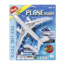 Flugzeug Spielzeug klein auf Karte f&uuml;r Kinder Set Spielset Flieger