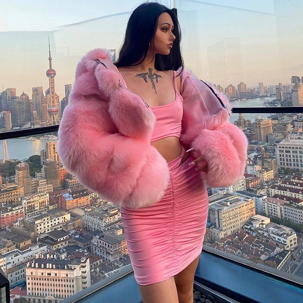 Sexy women in fur coats cheap