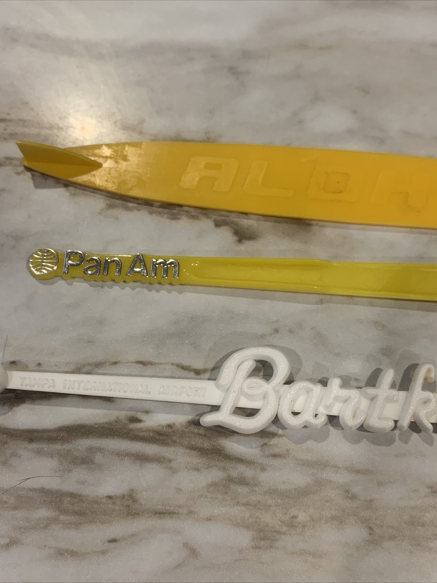 BARTKE'S Restaurant Tampa International Airport Swizzle Stick