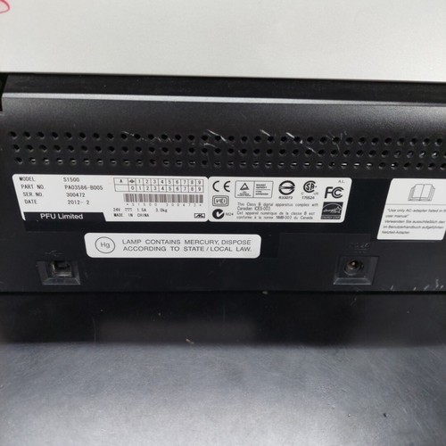 Fujitsu SnapScan S1500 Document scanner NO Cords NO ACCESSORIES Scanner Only - Picture 3 of 4