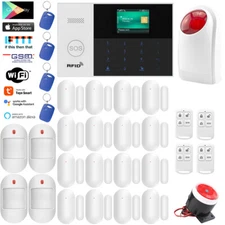 O11 Tuya Alex WiFi APP GSM GPRS Wireless Home Security Alarm System+Strobe Light