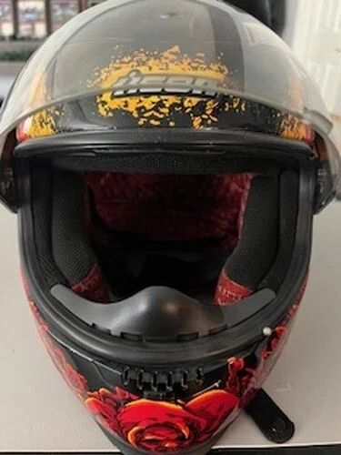 🛡️ ICON Airframe Seventh Seal Full-Face Helmet – Size [Insert Size] – Like New - Image 3 of 4