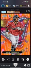 2023 Topps Bunt Jose Ramirez Cosmic Chrome Orange Base Iconic DIGITAL CARD