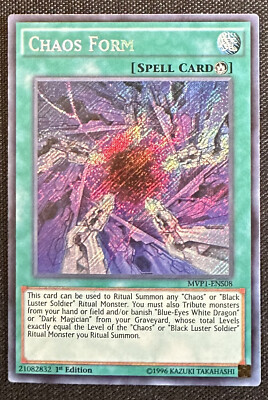 chaos form yugioh card Normal JP011 1 (Used) 726419313| magi -TCG Marketplace- A single card from the set Structure Deck Number 10 Chaos Form :