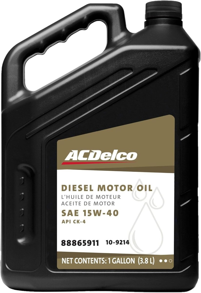 ACDelco Gold 10-9214 (88865911) CK-4 15W-40 Diesel Motor Oil, 1