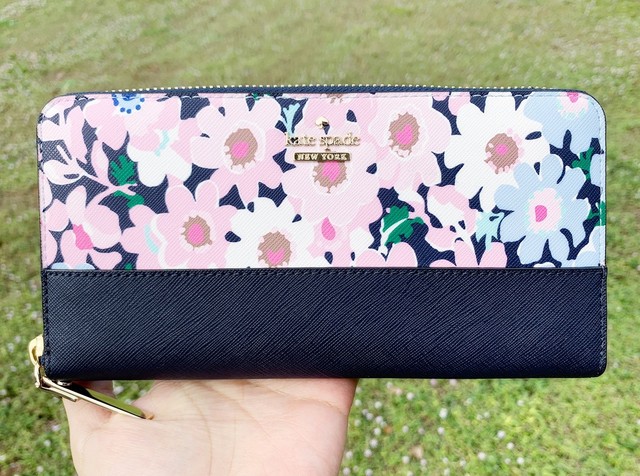 kate spade cameron street wallet pink