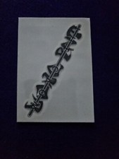 The Crow City of Angels Temporary Tattoo Card 5 The Writing On The Wall