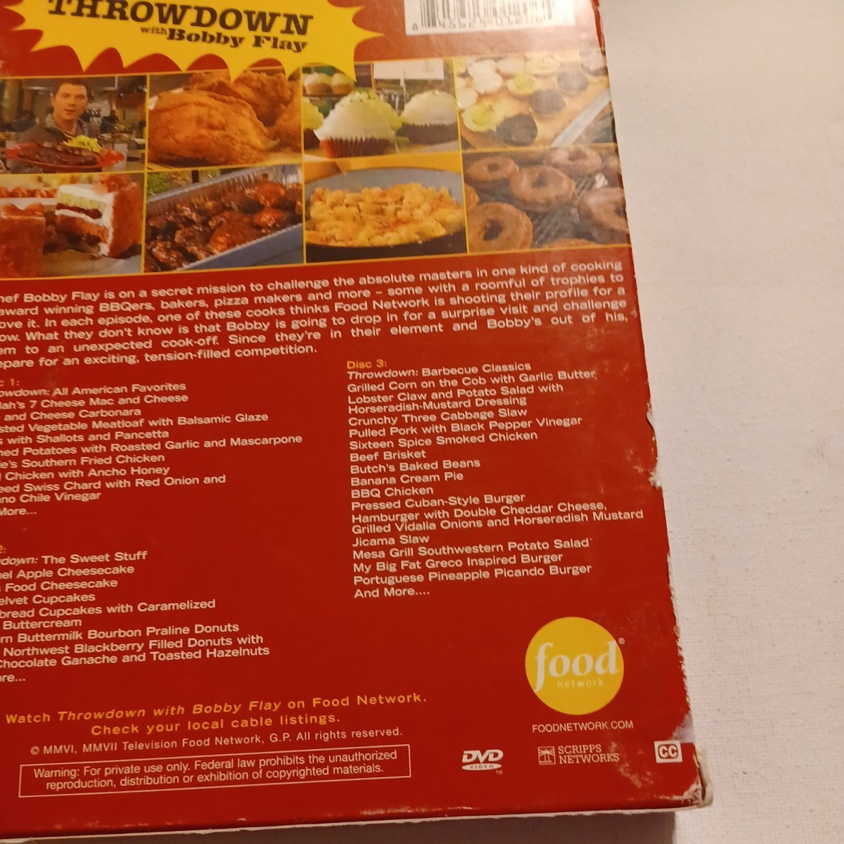 (未使用･未開封品)Bobby Flay: Throwdown [DVD] Throwdown w/ Bobby Flay: All American Food Fights (3 DVD Set