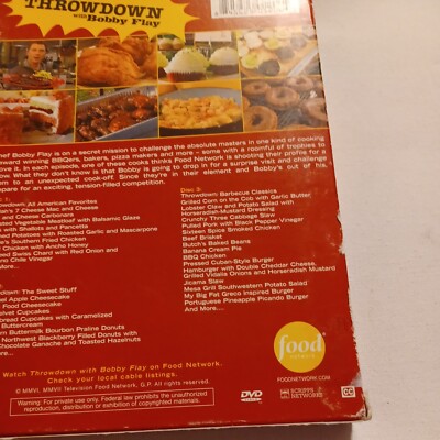 その他 Bobby Flay: Throwdown [DVD] Throwdown with Bobby Flay: All American Food Fights (DVD, 2009, 3