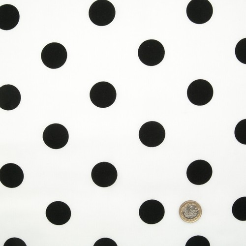 PEA PIN LARGE SPOT SPOTTY DOT FABRIC Red Blue Pink POLYCOTTON MATERIAL 1/2 Metre - Picture 53 of 58