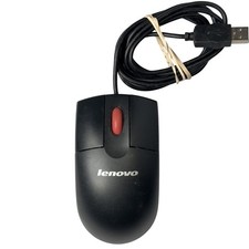 Lenovo Optical USB Wired Mouse MO28UOL Scroll Wheel Black PC Laptop Desktop OEM