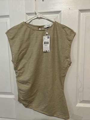 Mango. TOP PUNTO ASIMÉTRICO Size S 100% Viscose