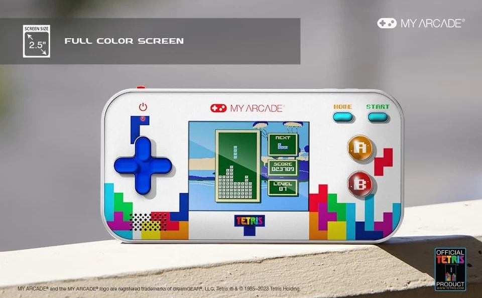 Tetris Gamer V - Portátil con licencia oficial con 201 juegos, pantalla de 2,5" Foto 4 de 4