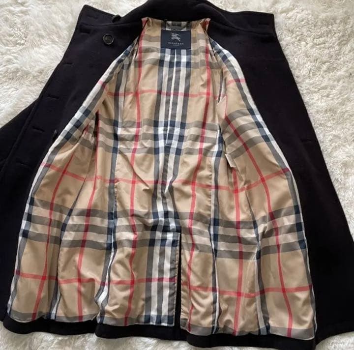Burberry   Condition  London Stand Collar Wool Coat Black thumbnail 3