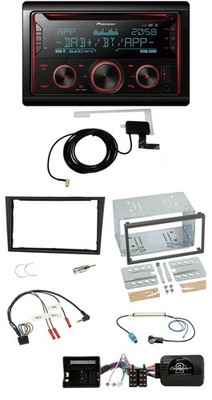 Pioneer 2DIN Steering Wheel DAB USB CD Bluetooth Car Stereo For Vauxhall Corsa D 2006-2008 s