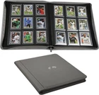 Top Loader Card Binder 9 Pocket Hard Case Collectibles Sports Cards Holder 288