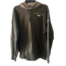 New York Jets salute to service hoodie womens large