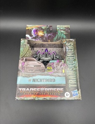 Transformers Rise of the Beasts Nightbird Flex Changers Action Figure New Sealed