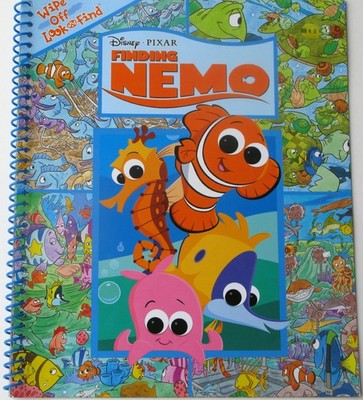 Finding Nemo: Disney Pixar Wipe off Look and Find - spiral_bound Art Mawhinn...