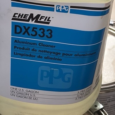 PPG CHEMFIL DX533 Aluminum Cleaner Surface Prep 1 Gallon фото!