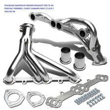 Header Exhaust For 79-90 Pontiac Firebird Chevy Camaro Iroc-z 5.05.7 305350 Header Exhaust For 79-90 Pontiac Firebird Chevy Camaro Iroc-z 5.05.7 305350