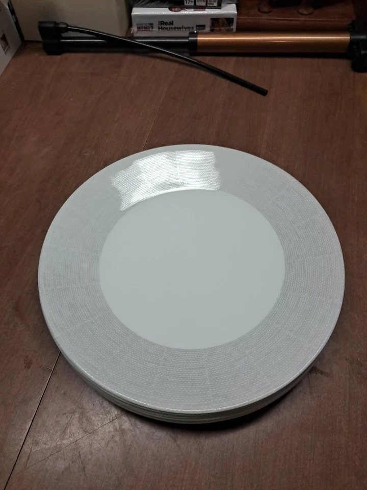 8 Corelle ТКАНЫЕ ЛИНИИ 11 «ОБЕДЕННЫЕ ТАРЕЛКИ редкая (5 новый, 3 Euc +) бункер 202 - Изображение 2 из 4