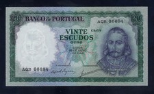 Portugal 20 Escudos 1960 P-163 UNC