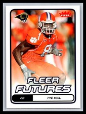 2006 Fleer Football #195 Tye Hill Base Rookie Card RC St. Louis Rams. rookie card picture