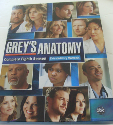 2012 Grey's Anatomy: Complete Season 8 Extraordinary Moments w Orig Box - READ