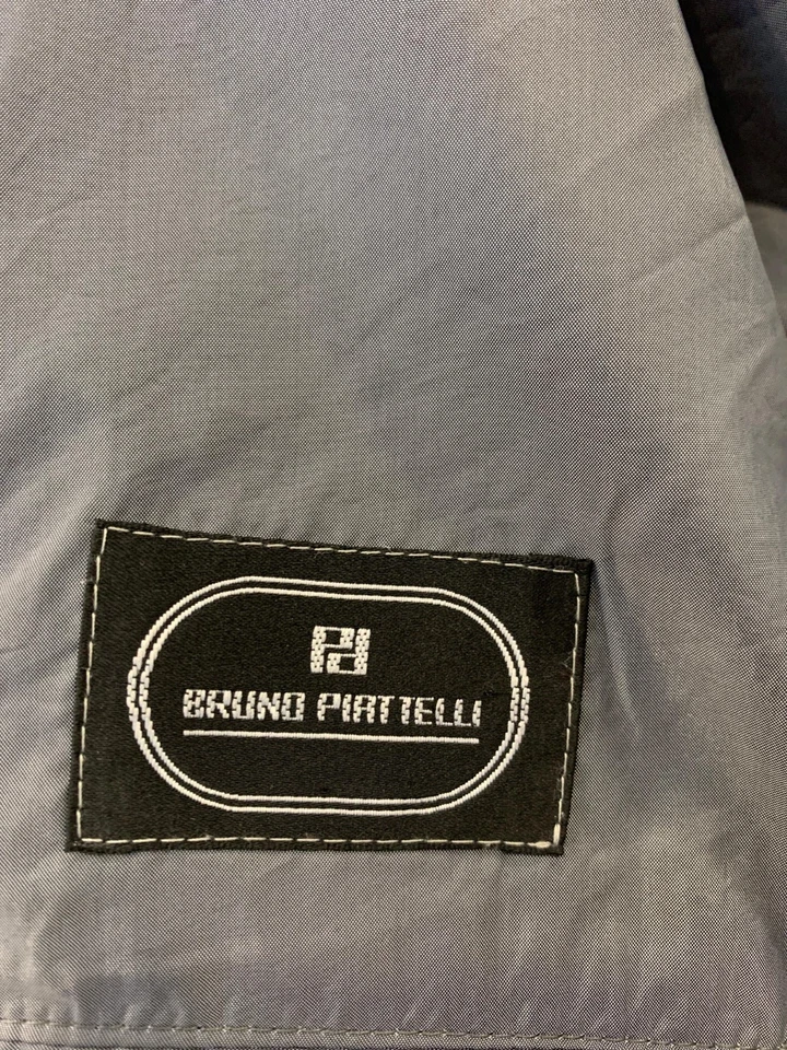 Bruno Pirtelli Men’s Cashmere Wool Overcoat Dark Charcoal Button Front XXL #129 - Image 4 of 4