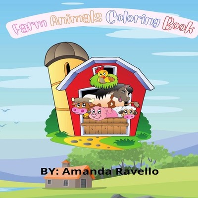 Farm Animals Coloring Book Amanda Ravello Paperback Lulu Press In