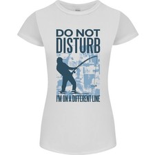 Camiseta Petite Para Mujeres De Pescador Divertida No Molestar