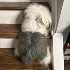 Folkmanis Full Body Hand Puppet Sheepdog Large Plush Stuffed Puppy Folktails NEW