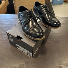 Stacy Adams Boys Dickinson Cap Toe Oxford Shoe Size 1M Holiday Church