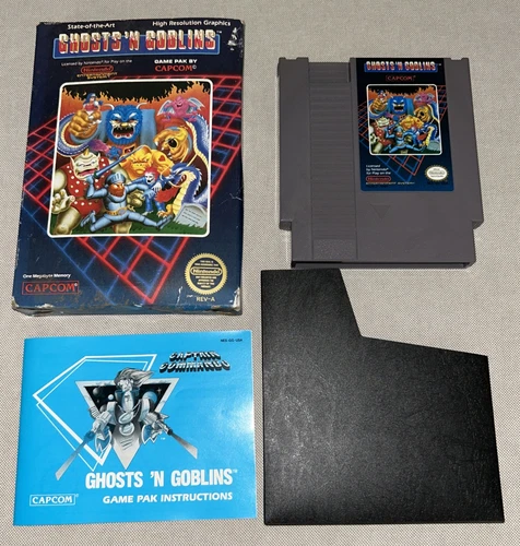 Ghosts 'n Goblins- Nintendo NES Complete CIB