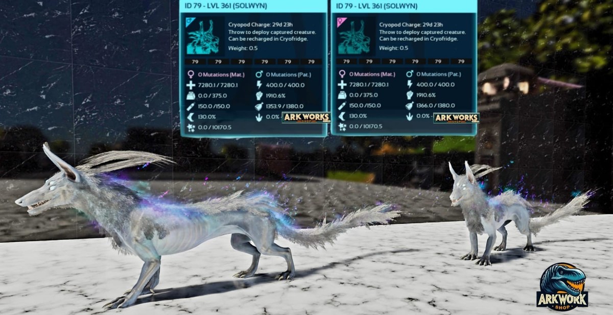 🦖ARK Survival Ascended New Solwyn Top Stats PVE PS5/XBOX/PC | eBay