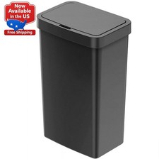 Mainstays Kitchen Automatic Trash Can,13.2 Gal Plastic Motion Sensor Garbage bin