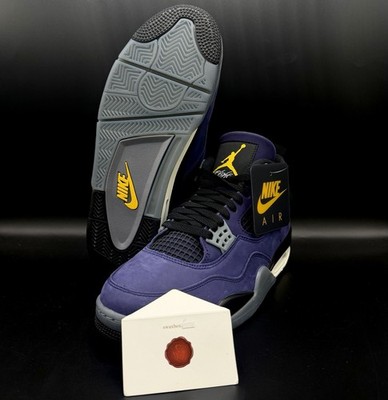 Air Jordan 4 Lakers Imperial Purple FV5029-500 Ship Now | eBay