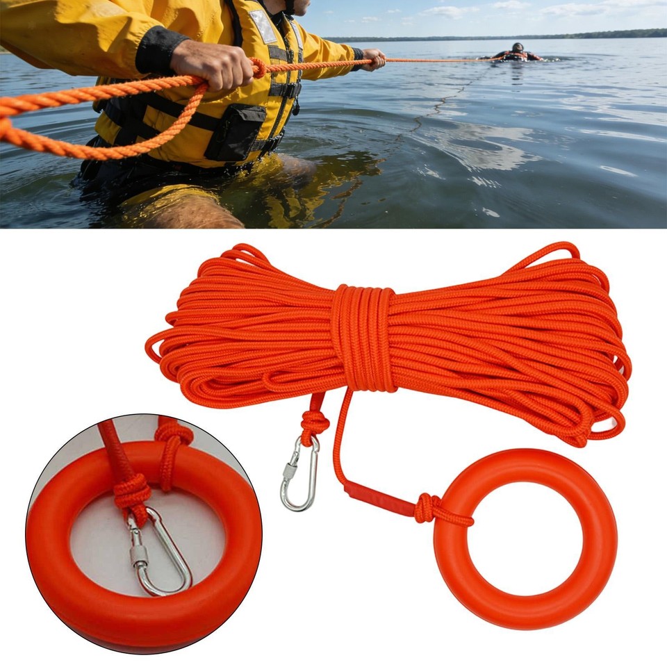 Water Floating Lifesaving Rope Throwing Rope for Snorkeling Dinghy ...