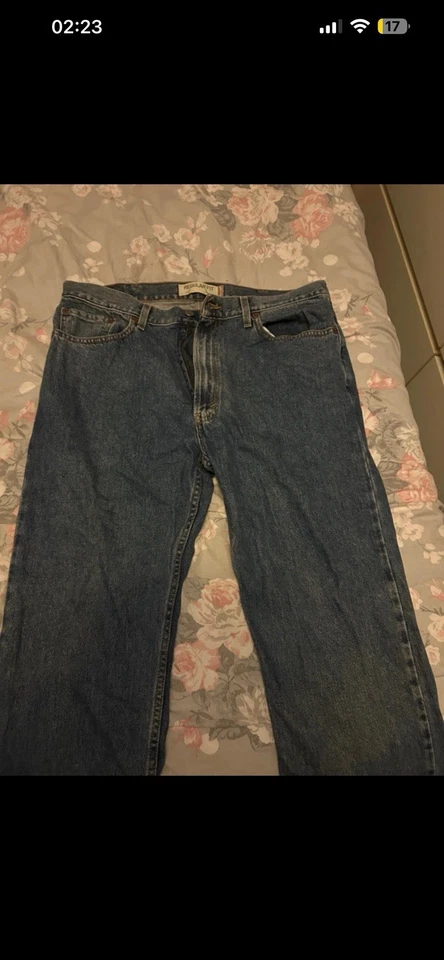 Levi’s 505 Straight Jeans W50 L24 Blue Denim Zip Fly Classic Fit, photo 2 of 2