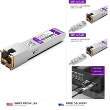 1000BASE-T SFP Transceiver, SFP to RJ45, 1.25G Copper SFP to Ethernet Module ...