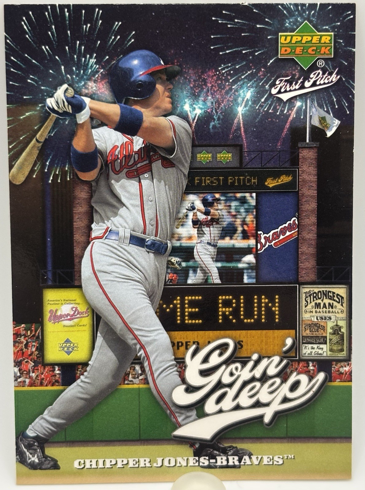 Upper Deck 2006 First Pitch Goin' Deep Chipper Jones #GD-11 Braves Baseball