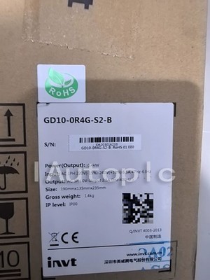 1PCS INVT Inverter GD10-0R4G-S2-B 220V 0.4KW NEW